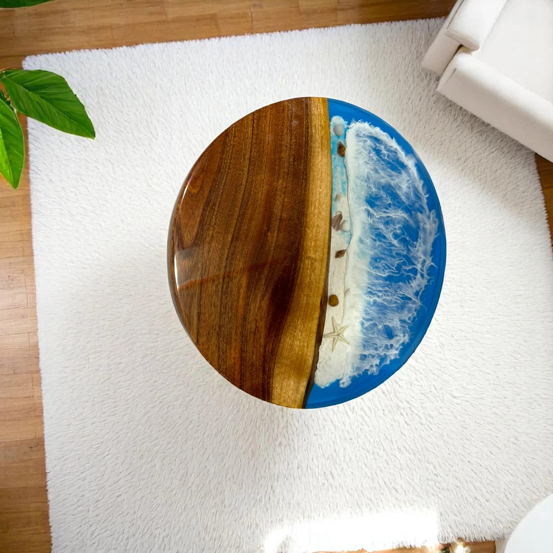 River Coffee Table Walnut : Made-to-Order Ocean Tables